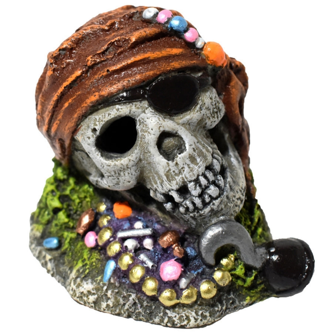 Hikari USA Pirate Skull w/Treasure Resin Ornament
1ea/2.7 in