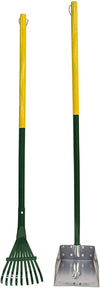 Four Paws Dog Rake and Scooper Set for Pet Waste Pick-up Small; 7" x 7" x 38"