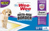 Four Paws Wee-Wee Pads with Insta-Rise Border - Dog Pee Pads 50 Count Standard 22" x 23"