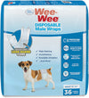 Four Paws Wee-Wee Disposable Male Dog Wraps 36 Count X-Small - Small