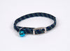 Lil Pals Elasticized Safety Kitten Collar with Reflective Threads Blue 3-8 in x 8 in