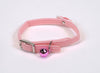 Lil Pals Elasticized Safety Kitten Collar with Jeweled Bow Pink 3-8 in x 8 in