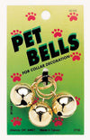 Coastal Round Cat Bell Gold 1 in 3 Pack