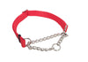 Check-Choke Adjustable Check Training Dog Collar Red 3-4 in x 14-20 in