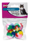 Spot Kitty Yarn Puffs Catnip Toy Assorted 1.5 in 4 Pack Small