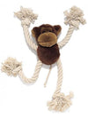 Spot Plush & Rope Moppet Monkey Dog Toy Multi-Color 1ea/12.5 in
