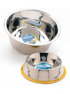 Spot Stainless Steel Mirror Finish No-Tip Dog Bowl Silver 64 Ounces