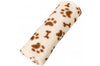 Spot Snuggler Bones-Paws Print Blanket Cream 30 in x 40 in