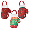 Spot Holiday Snowflake Mittens Assorted 1ea/12 in