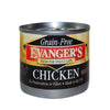 Evanger's Grain-Free Wet Dog & Cat Food Chicken 24ea/6 oz, 24 pk