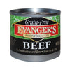 Evanger's Grain-Free Wet Dog & Cat Food Beef 24ea/6 oz, 24 pk