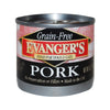 Evanger's Grain-Free Wet Dog & Cat Food Pork 24ea/6 oz, 24 pk