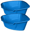 Van Ness Plastics High Side Corner Cat Litter Pan Blue Large