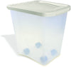 Van Ness Plastics Pet Food Container White; Clear 25 Pounds