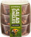 Flukers Salad Singles Veggie Chop Blend for Birds 1ea-0.65 oz; 3 pk