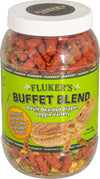 Flukers Buffet Blend Adult Bearded Dragon Veggie Variety Freeze Dried Food 4.5 oz