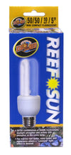 Zoo Med Reef Sun 50-50 Daylight and Actinic 420 Phospor Mini Compact Fluorescent Lamp White; Blue 5 in