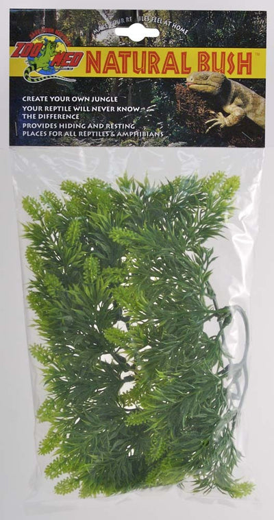 Zoo Med Natural Bush Malaysian Fern Plants Green 14 in Small