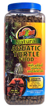 Zoo Med Natural Aquatic Turtle Food Growth Formula Dry Food 13 oz