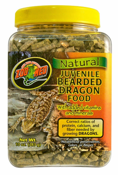 Zoo Med Natural Juvenile Bearded Dragon Dry Food 10 oz