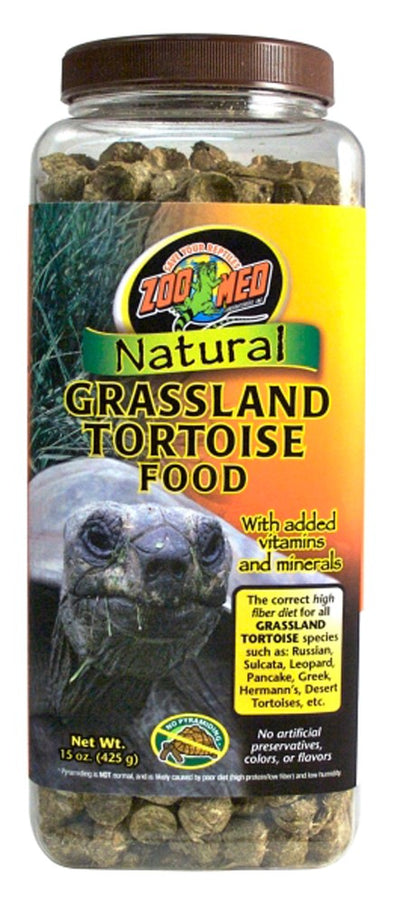 Zoo Med Natural Grassland Tortoise Dry Food 15 oz