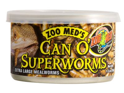 Zoo Med Can O Superworms Reptile Wet Food 1.2 oz