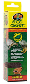 Zoo Med Eco Carpet Reptile Terrarium Carpet Green 5 Gallon; 8 Inches X 16 Inches