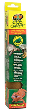 Zoo Med Eco Carpet Reptile Terrarium Carpet Green 15-20 Gallon; 12Inches X 24Inches