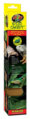 Zoo Med Eco Carpet Reptile Terrarium Carpet Tan 40 Gallon; 15 Inches X 36 Inches