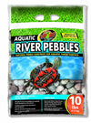 Zoo Med Aquatic River Pebble Substrate for Turtle Multi-Color 10 lb
