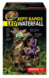Zoo Med Repti Rapids LED Wood Waterfall Brown Medium