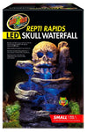 Zoo Med Repti Rapids LED Skull Waterfall Brown; Black Small