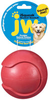 JW Pet iSqueak Bouncin Dog Toy Baseball Assorted Large