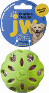 JW Pet Crackle Heads Crackle Ball Dog Toy Assorted Medium