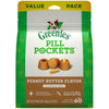 Greenies Pill Pockets for Capsules Peanut Butter 1ea/60 ct, 15.8 oz