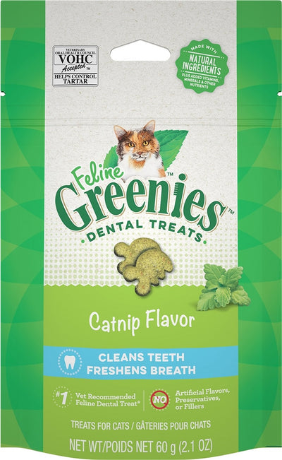 Greenies Feline Adult Cat Dental Treats Catnip 1ea-2.1 oz