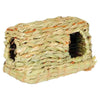 A E Cages Small Animal MultiHole Grass Play Hut Natural; 1ea-SM