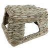 A E Cages Small Animal MultiHole Grass Play Hut Natural; 1ea-MD
