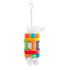 A and E Cages Happy Beaks Whiffle Ball in Solitude Bird Toy 3.5in x 3.5in x 10in