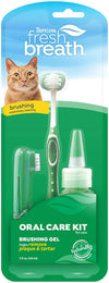 TropiClean Fresh Breath Oral Care Kit for Cats Gel: 2 oz