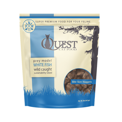 Steves Cat Quest Freeze Dried Nuggests Whitefish 10Oz