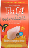 Tiki Pet Cat Essential Grain Free Chicken Turkey 12Lb