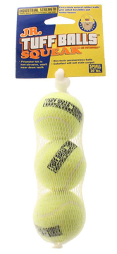 Petsport USA Jr. Tuff Ball Squeak Mesh Dog toy Assorted 3 Pack 1.8 in
