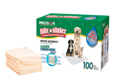 Precision Pet Products Little Stinker House Breaking Pads White 100pk
