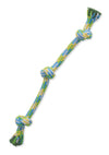 Mammoth Pet Products Braidys 3 Knot Rope Tug Dog Toy 3 Knots Assorted 25 in Large
