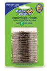 Busy Buddy Gnawhide Ring Refills Original Rawhide 1ea/6.88 oz, 16 ct, LG