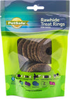 Busy Buddy Natural Rawhide Rings Peanut Butter 1ea/MD, Size B
