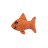 Marshall Pet Products Ferret Squeak Fish Toy Orange One Size