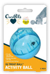 OurPets IQ Treat Ball Slow Feed Dog Toy Assorted Medium 3 in