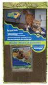 OurPets Cosmic Double Wide Cat Scratcher Scratching Pad Brown; Yellow